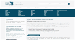 Desktop Screenshot of droit-afrique.com