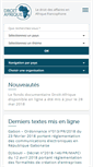Mobile Screenshot of droit-afrique.com